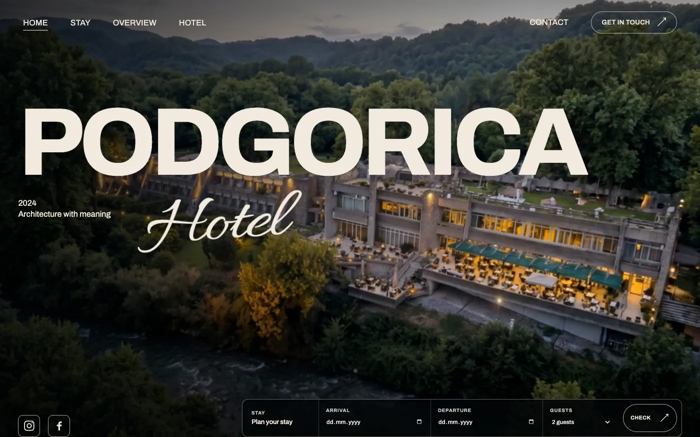 Hotel Podgorica — Отель